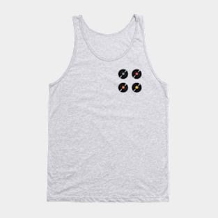 Rock Vinyl Records Set Tank Top